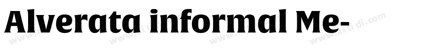 Alverata informal Me字体转换 Alverata informal Me字体转换